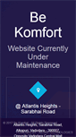 Mobile Screenshot of bekomfort.com